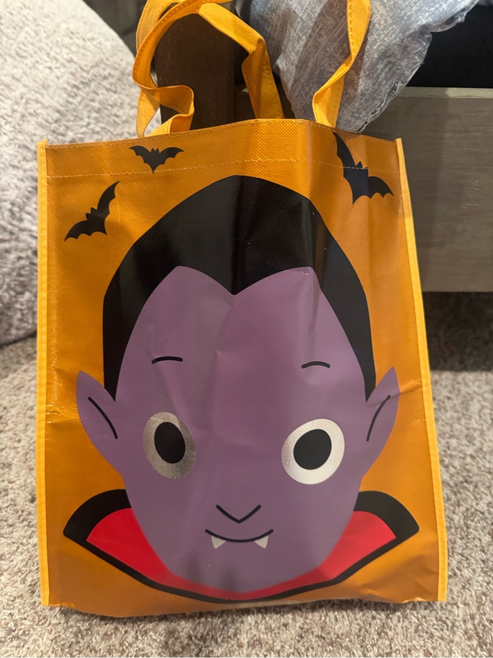 Halloween Bundle-Purple Vampire Trick-or-Treat Bag -